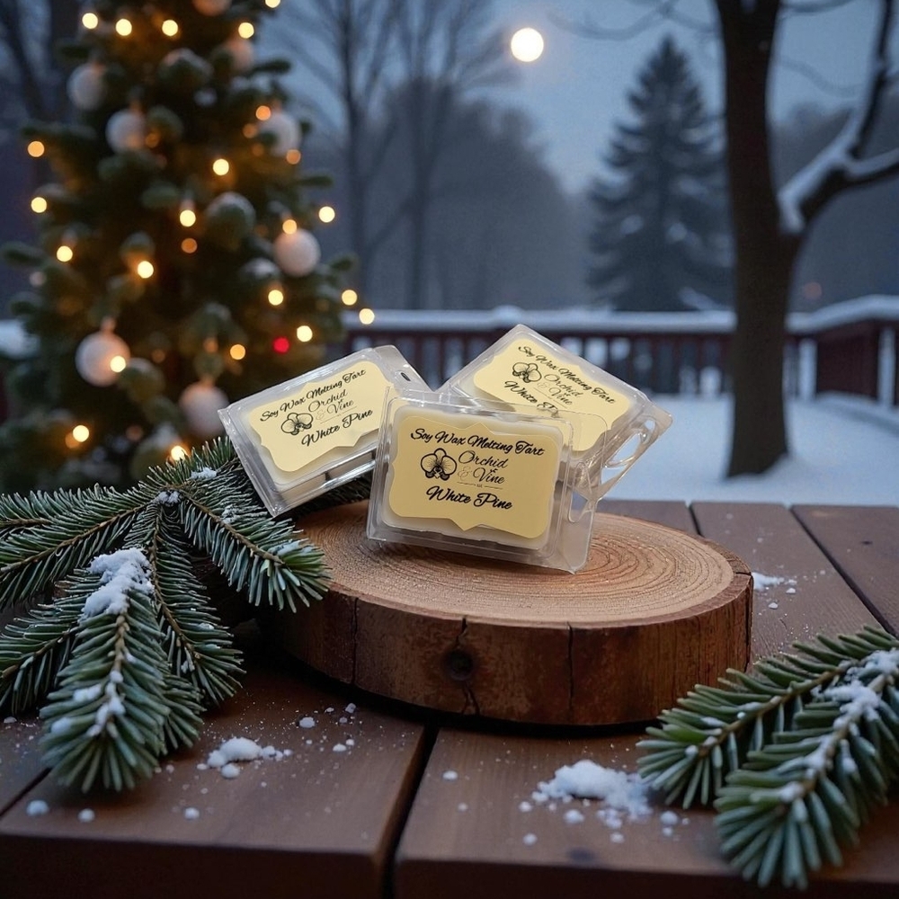 Soy Wax Melts - White Pine Orchid & Vine